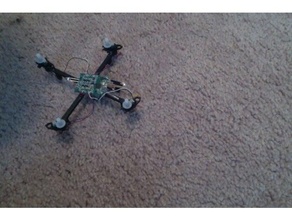 petit quadcopter corps 3d print model - Mito3D