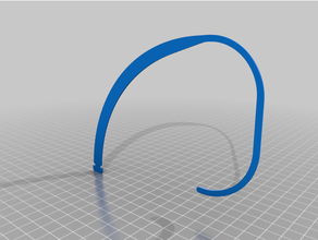 straps clips printable mask 3d print model - Mito3D