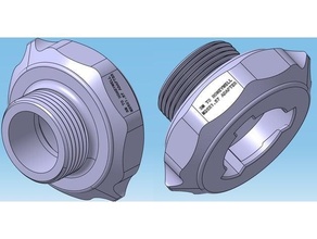 3m Bajonett Honigbrunnen Norden Filter Adapter Respirator Gasmaske Gas Maske Atemwege 3d print model - Mito3D