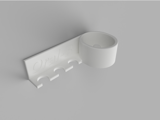 oralb holder electrical oral-b toothbrush 3D print model - Mito3D