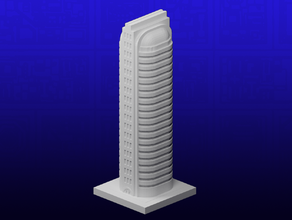 greeblecity grattacieli arte deco grattacielo 3d print model - Mito3D