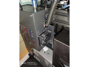 50mm Tafel Ventilator Montage u30pro lk4pro 50x50 alfawise u30 Profi lk4 montieren 3d print model - Mito3D