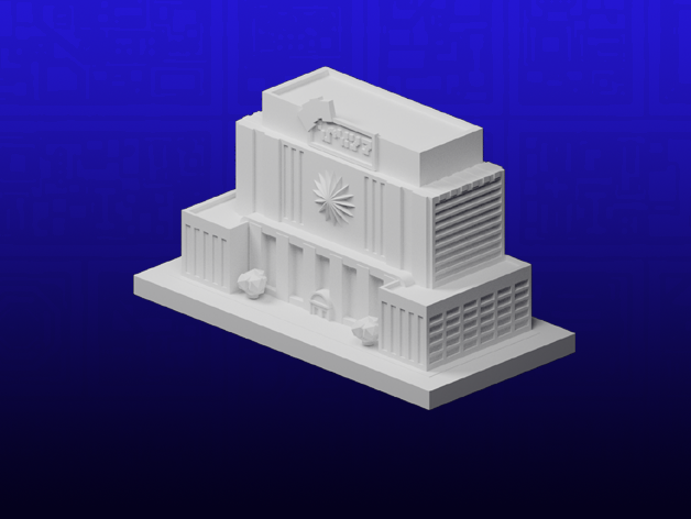 greeblecity casino live 3D print model - Mito3D