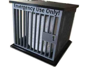 tp emergenza puzzle divertente prigione scherzare notouchchallenge gabinetto carta giocattolo 3d print model - Mito3D
