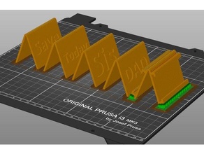 refrigerador señales comida cocina etiqueta notouchchallenge organización firmar 3d print model - Mito3D