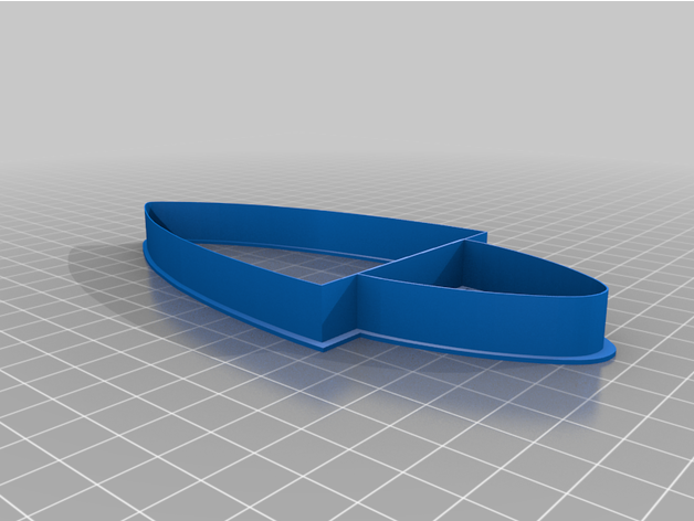 Tubarão biscoito cortador 3D print model - Mito3D