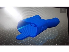 decathlon mask - rectangle version -easy breath dar adapter covid covid-19 shape snorkeling 3d print model - Mito3D