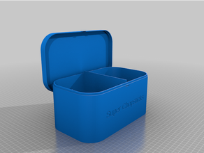 super chopstick carrting case stlmy customized hinged box customized 3d print model - Mito3D
