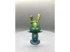 zipper t bunny animal crossing easter egg fantasy gamer games gaming mini miniature miniatures nintendo 3ds switch tom nook video game 3d print model - Mito3D