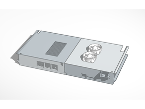 ender 3 pro aio electronics box controlbox ender3 ender3pro raspberry pi case skr mini e3 3d print model - Mito3D