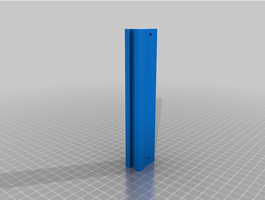 ender 5 single strip led light bar 3d print model - Mito3D