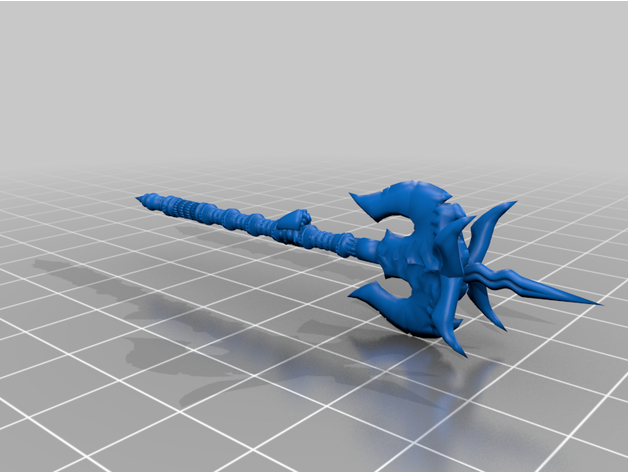Ejderha mızrak 40k semenderler Warhammer 3D print model - Mito3D