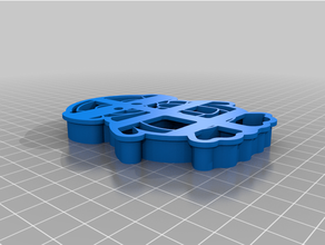 penguin ear muffs 3d cookie cutter 3d print model - Mito3D