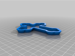 attraversare biscotto taglierina 3d print model - Mito3D