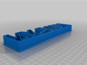 customized custom text cookie cutterkaylyn 3d print model - Mito3D