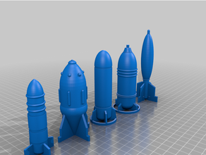 bombcolletion 09 bombs 3d print model - Mito3D