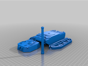 panzerproject 21 military tank 3d print model - Mito3D