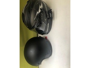 motociclo casco titolare supporto scorpione design parete montare 3d print model - Mito3D