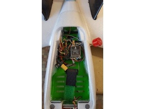 zohd dart battery flight controller gps immortal holder beitian bn-220 mount matek f411wse 3d print model - Mito3D