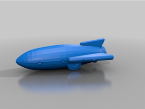 rot Rakete Spielzeug tnt Gubbins ausfallen 3d print model - Mito3D