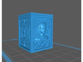 santo seiya Vergine scatola riparato 3d print model - Mito3D