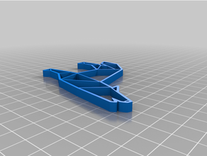 custwolf 90omized origami ululando lupo personalizzato 3d print model - Mito3D