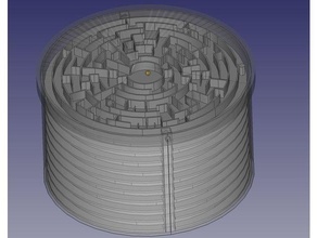 Labirinto world wide desafio enigma 3d print model - Mito3D