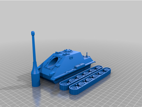 panzerprojekt 19 military tank 3d print model - Mito3D