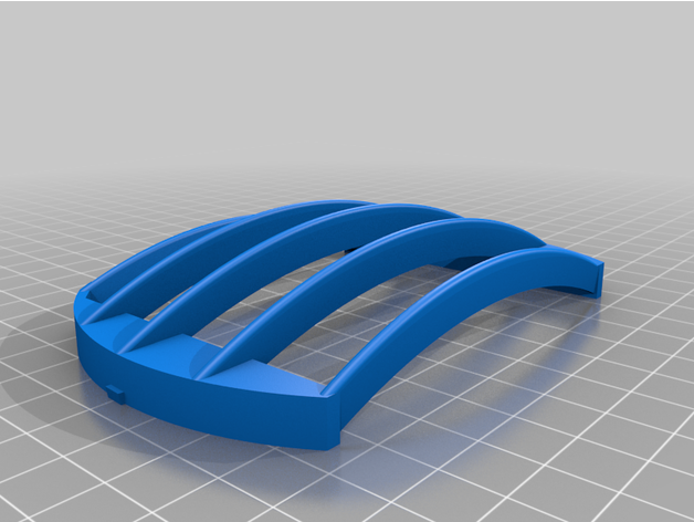 aliz ventilation cover 3D print model - Mito3D