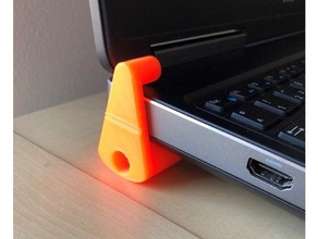 laptop stand dell 3d print model - Mito3D