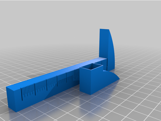 metric caliper 3D print model - Mito3D