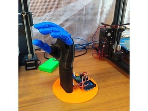 arduino 3d printed hand 9g servo robot 3d print model - Mito3D