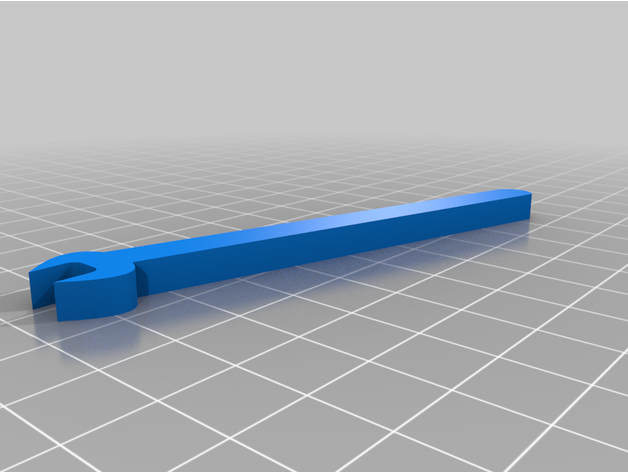 llave boca 6 mm herramientas 3D print model - Mito3D