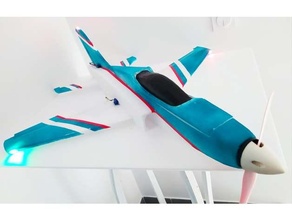 conduziu esconderijo derramar avion rc avião aviônica lutador jato voar controlador motor suporte luz Holofote 3d print model - Mito3D