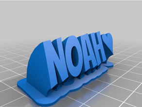 noah customized 3d print model - Mito3D