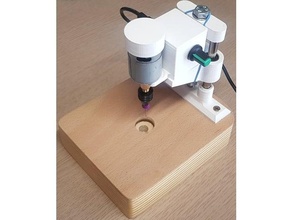 sencillo mini tarjeta circuito impreso perforar prensa lineal rodamiento motor pwm velocidad 3d print model - Mito3D