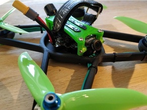 ofcv3 fpv racing drone frame miniquad quadcopter 3d print model - Mito3D