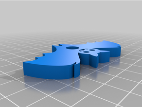 Schläger Kühlschrank Magnet Fledermaus hlschrankmagnet 3d print model - Mito3D