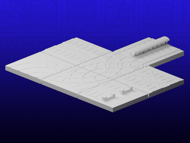 Greeblecity entrenar pistas 3D print model - Mito3D