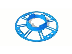 125mm diameter filament spool 3d print model - Mito3D