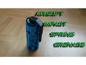 airsoft impact spring grenade airsoft grenade hand grenade spring