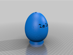 easter egg 2020 easteregg 3d print model - Mito3D