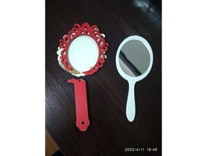 hand mirror holder 3d print model - Mito3D