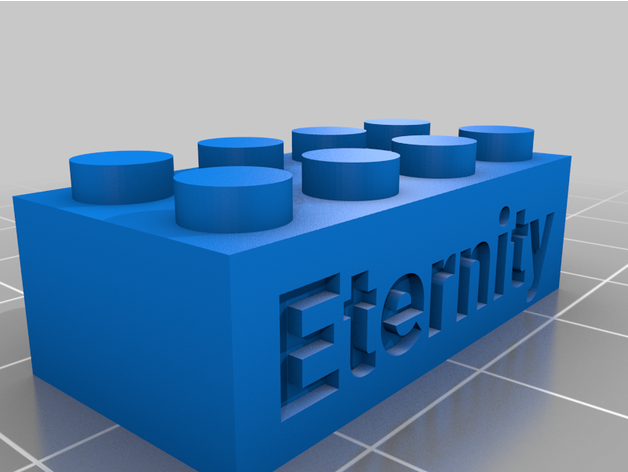 éternité 2 personnalisé 3D print model - Mito3D