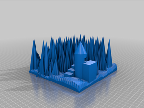 lighthouse scene 3d print model - Mito3D