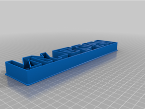 customized custom text cookie cuttermadelyn 3d print model - Mito3D