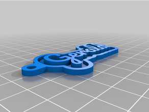 gmy customized key chain personal 3d print model - Mito3D