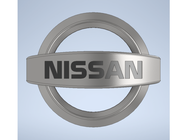 nissan emblema clips automotor coche vehiculo reemplazo 3D print model - Mito3D