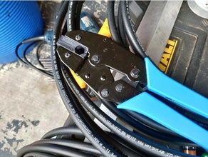 crimp tool 1&2 coax coaxial cable crimper freecad daily build v019 pl-259 rg-8 3d print model - Mito3D