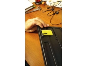 pata teclado 5cm extra largo innobe tastiera piede xxl 3d print model - Mito3D